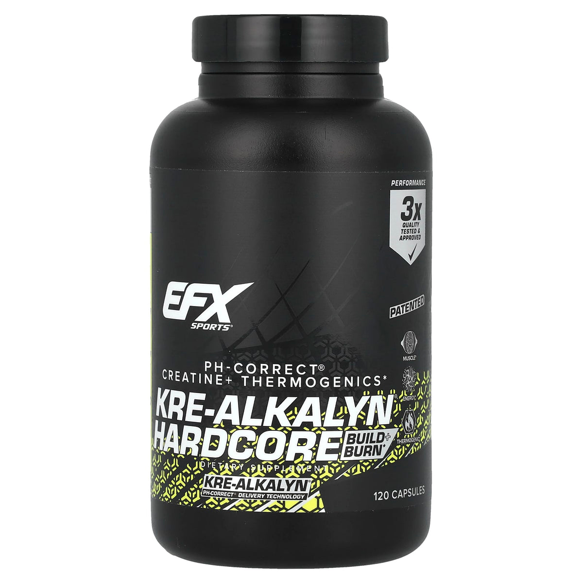 EFX Sports - Kre-Alkalyn Hardcore - 120 kapsler