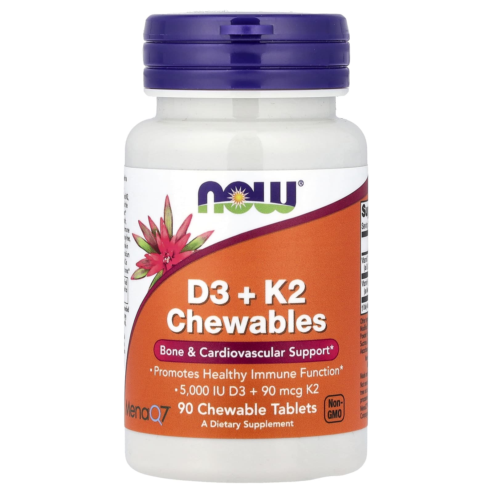D3 + K2 Gummies baksida näringsfakta