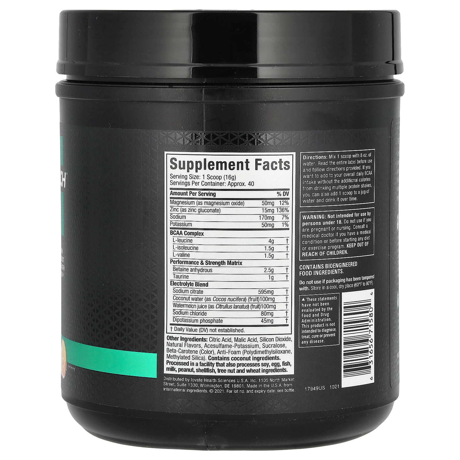MuscleTech Amino Build dosering instruktioner