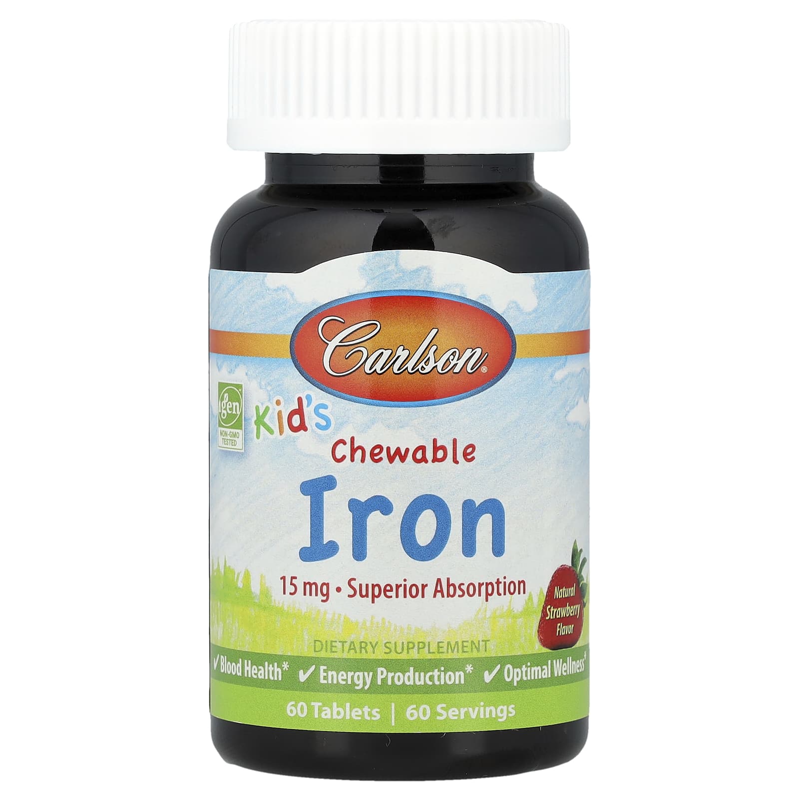 Kid's Gummies Iron baksida näringsfakta