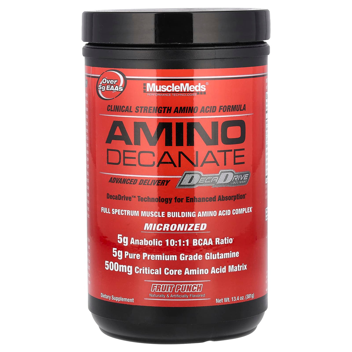 Musclemeds - Amino Decanate - Amino Syrekomplex