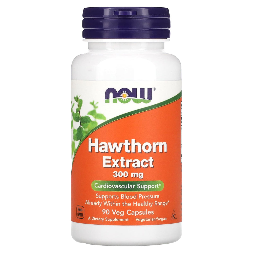 Now Foods - Hawthorn Extract ingredienser & etikett