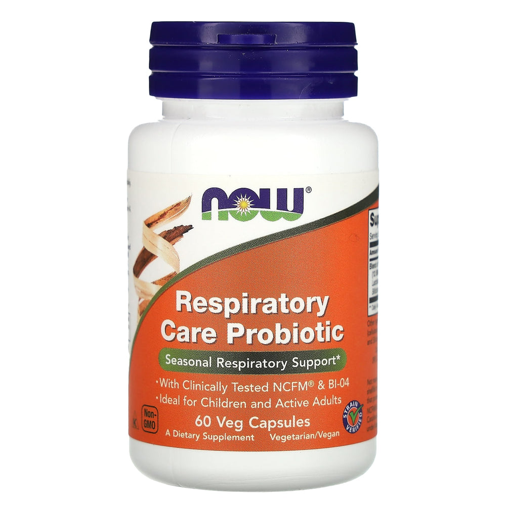 Respiratory Care Probiotic baksida med näringsfakta