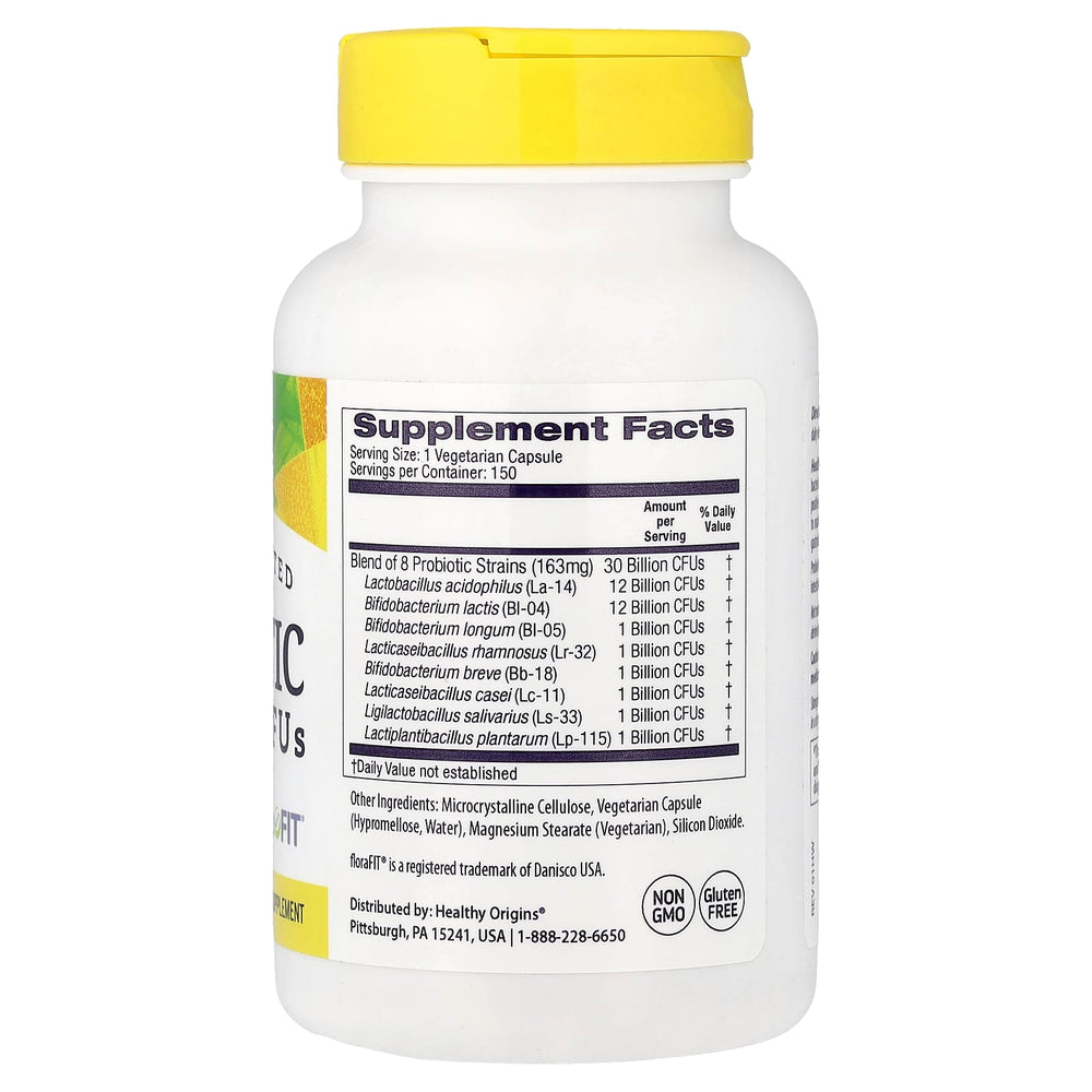 Probiotic 30 Miljarder CFU – ingredienslista etikett