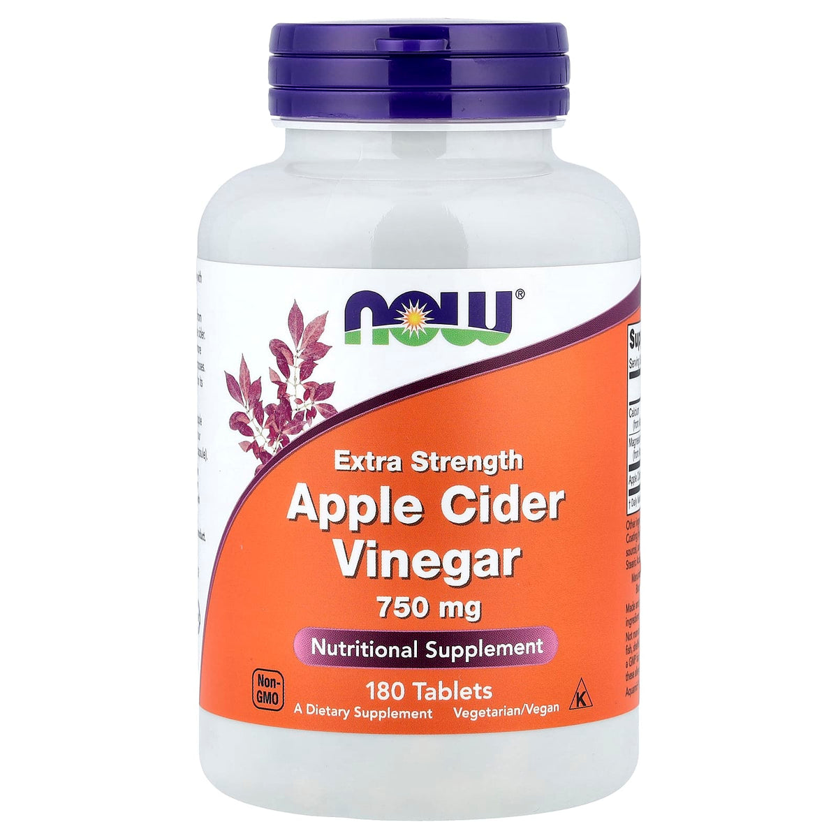 Apple Cider Vinegar Extra Strength baksida