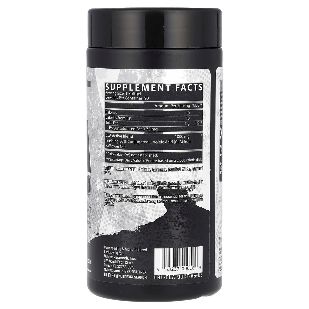 Lipo-6 CLA ingredienser etikett