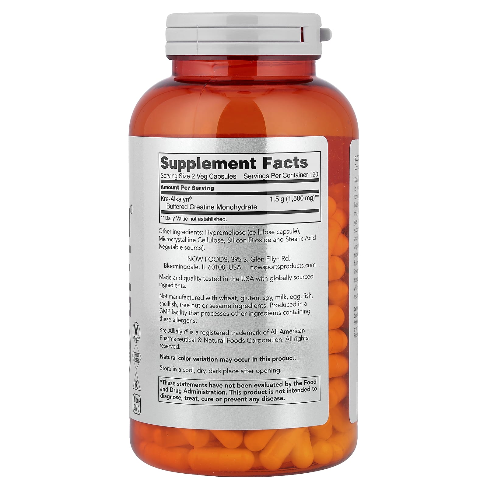NOW Foods - Kre-Alkalyn Creatine