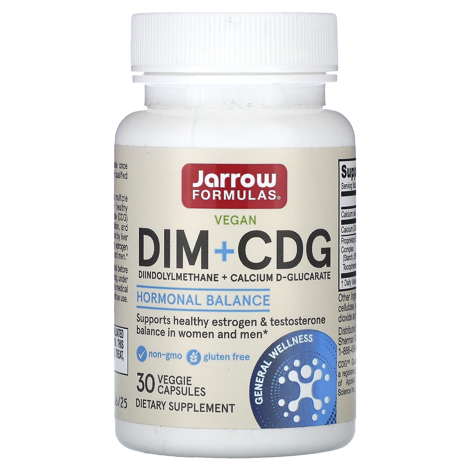 Jarrow Formulas DIM + CDG baksida