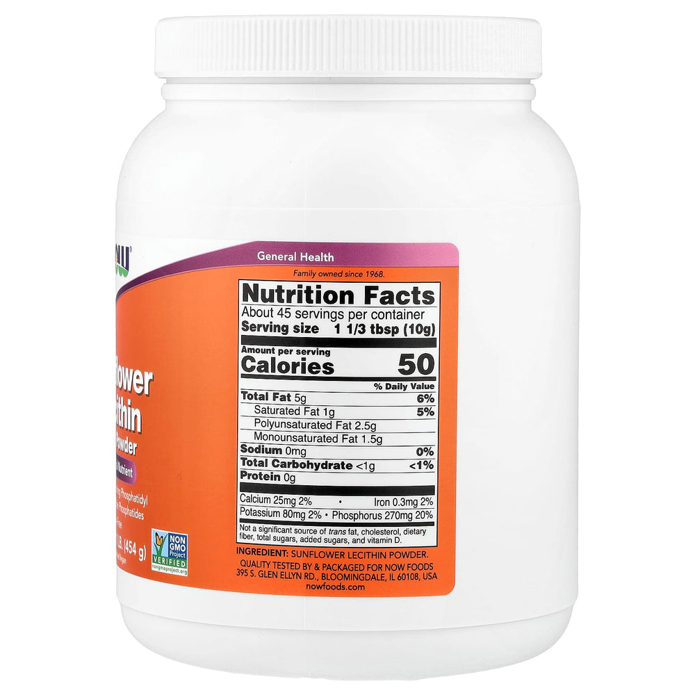 Solroslecitin öppen burk