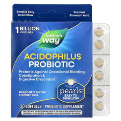 Probiotic Pearls Acidophilus baksida näringsfakta