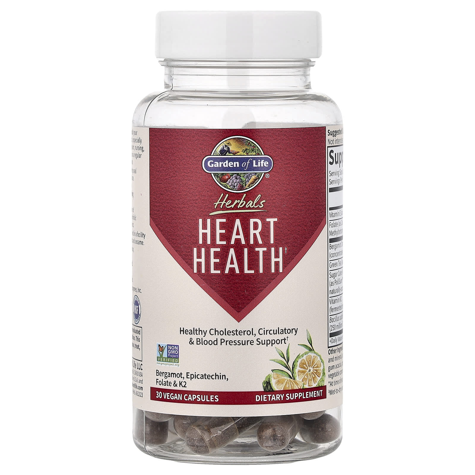 Garden Of Life Herbal Heart Health ingredienser