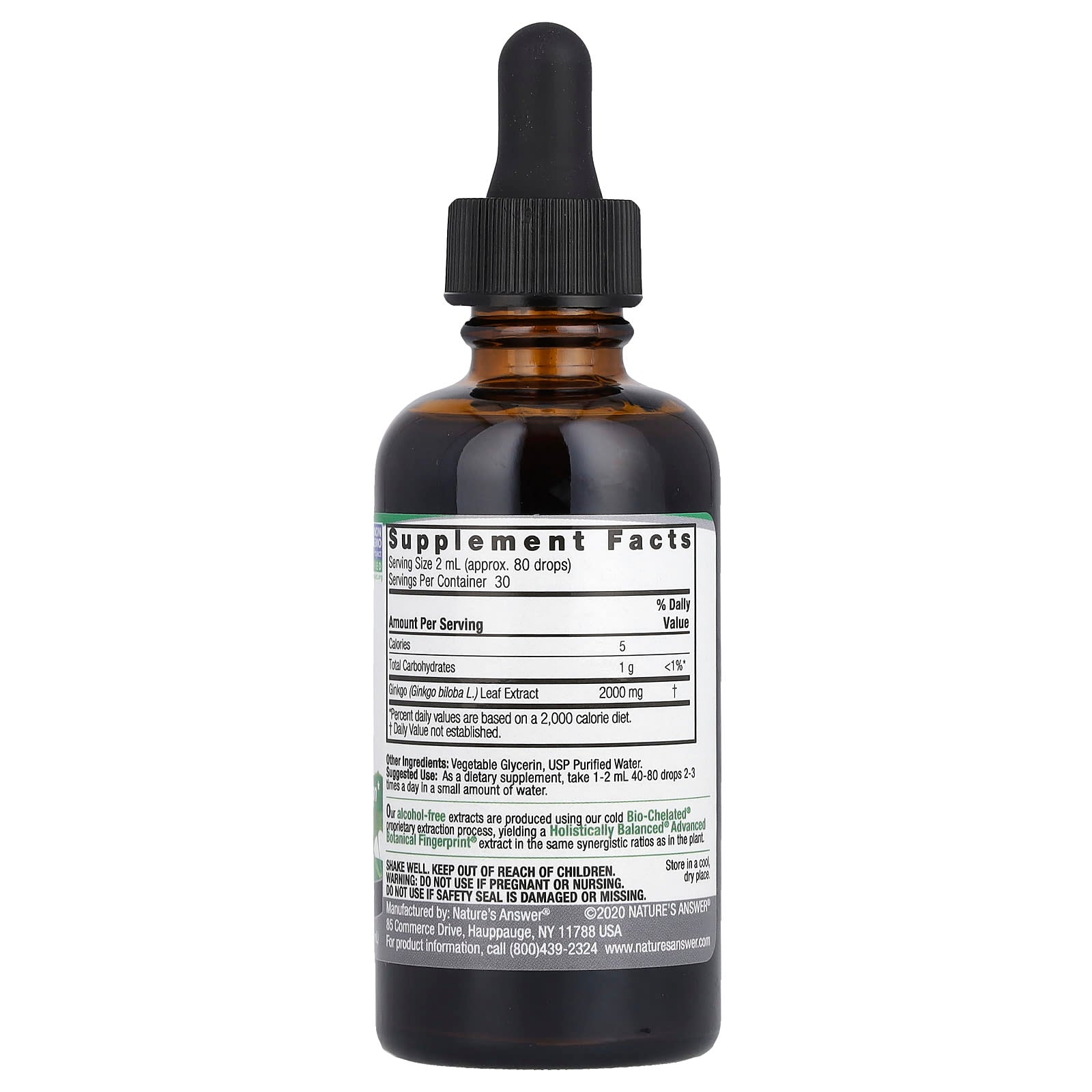 Nature'S Answer - Ginkgo-lehti 2000mg