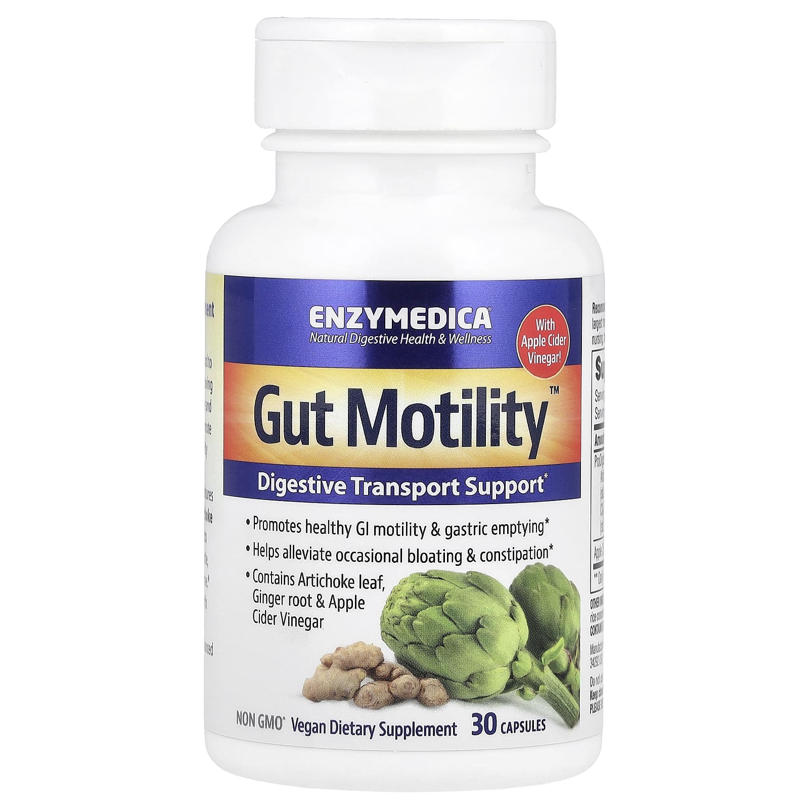 Enzymedica - Gut Motility - 30 Caps