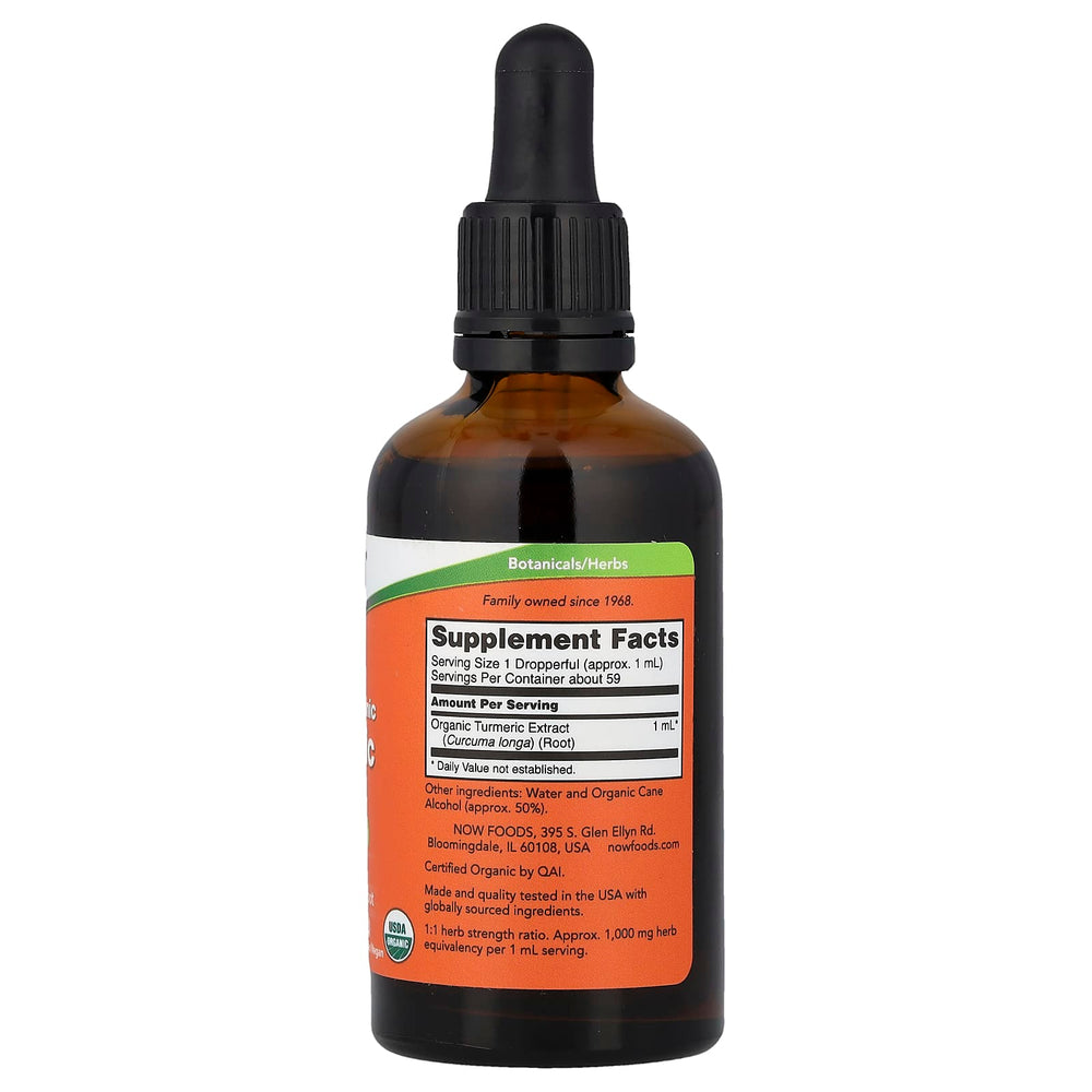 NOW Foods Turmeric Extract ingredienser & etikett