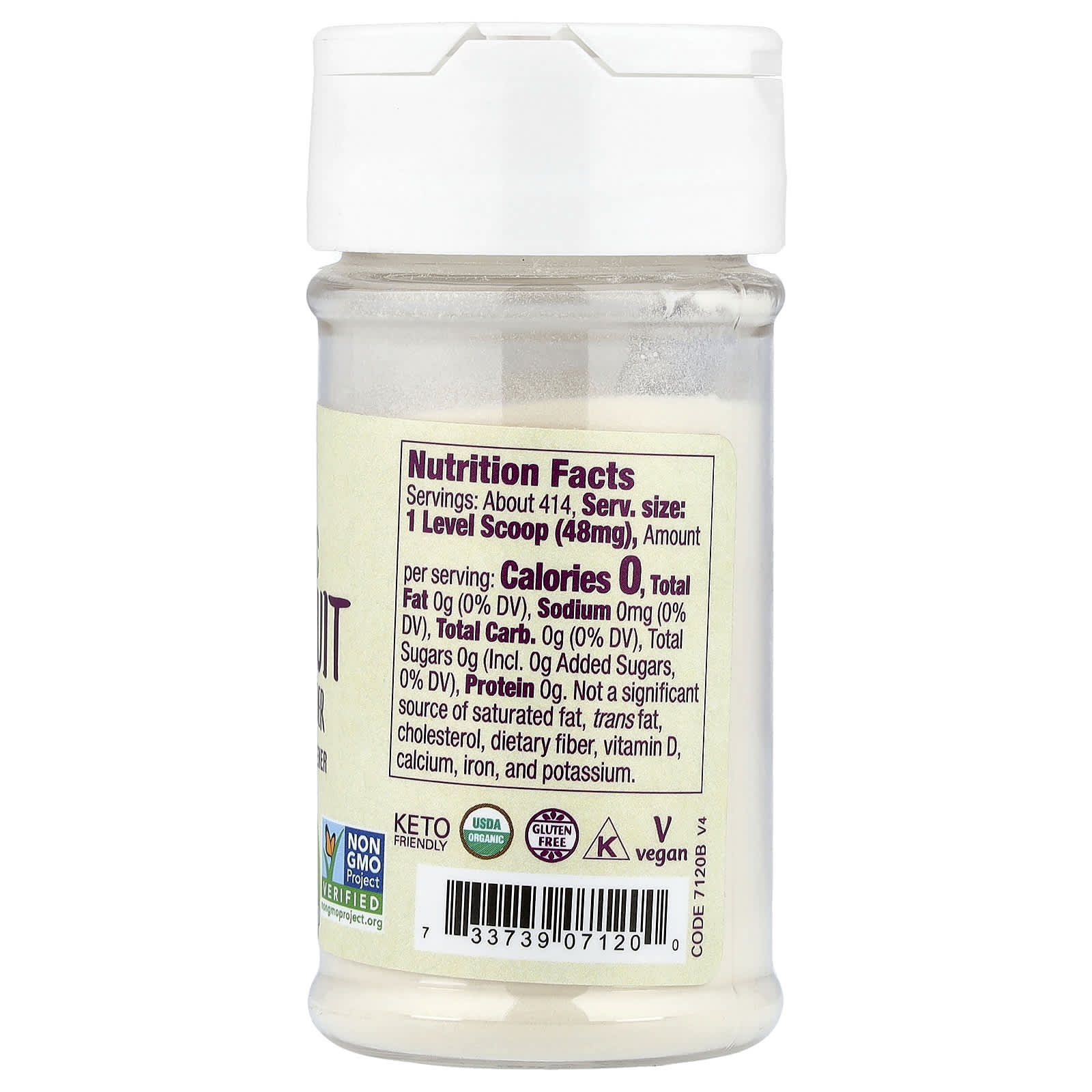 NOW Foods - Organic Monk Fruit Extract Powder 19.85g