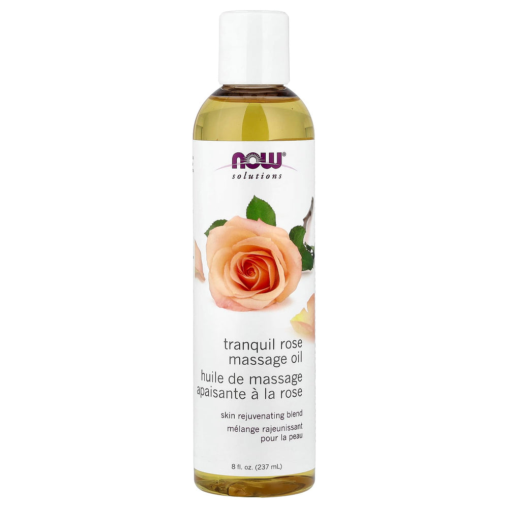 Tranquil Rose Massage Oil baksida etikett