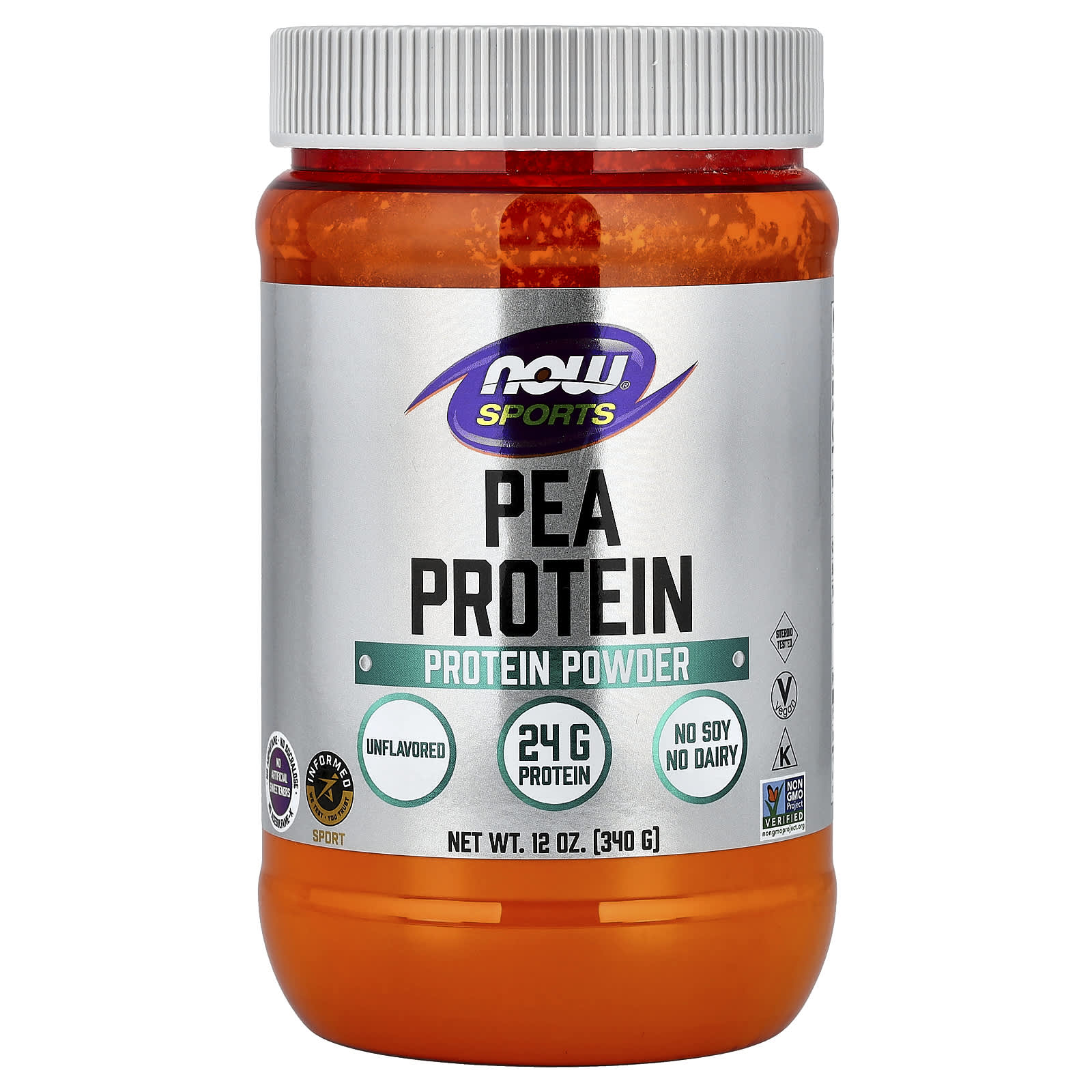 Now Sports Ärtprotein baksida näringsfakta