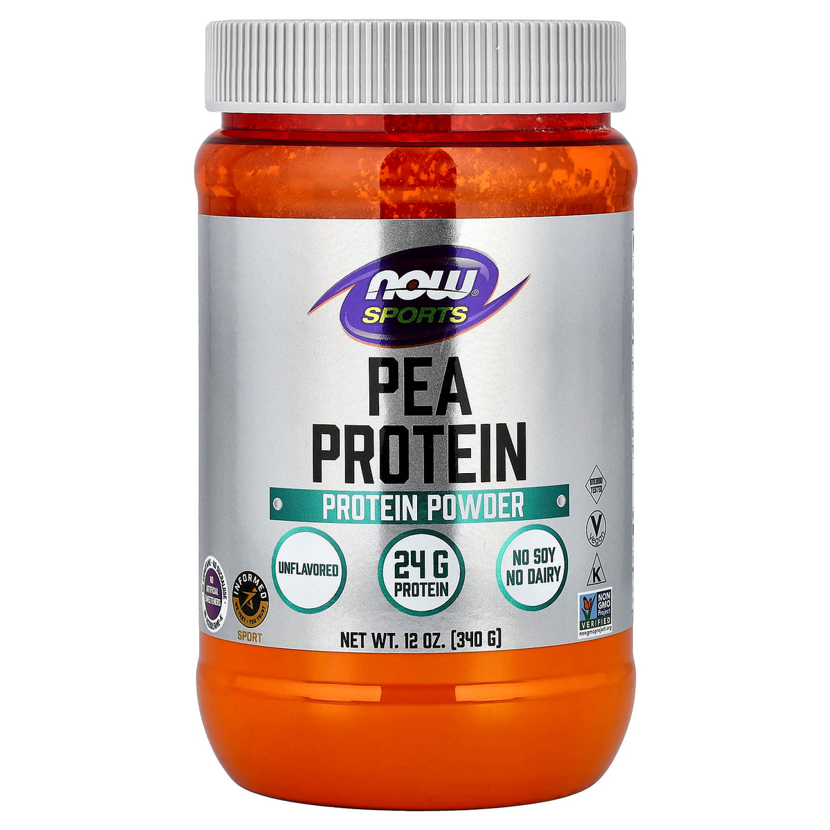 Now Sports Ärtprotein baksida näringsfakta