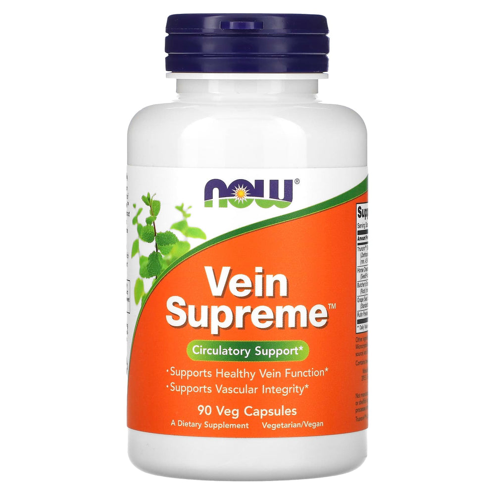 Vein Supreme baksida näringsinformation