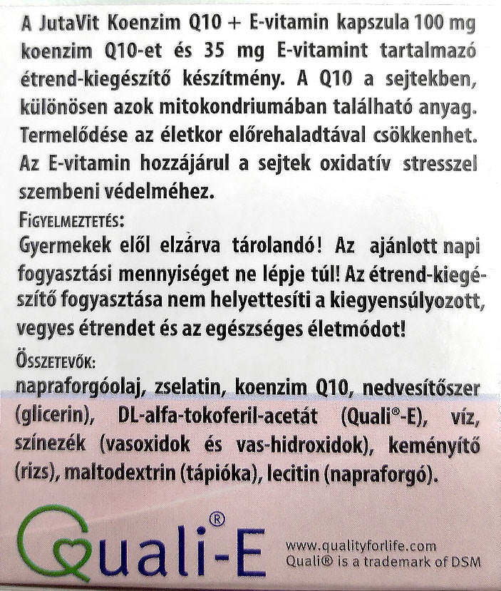 Jutavit - Coenzyme Q10 - 40 kapsler