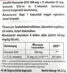 Jutavit - Coenzyme Q10 - 40 kapsler