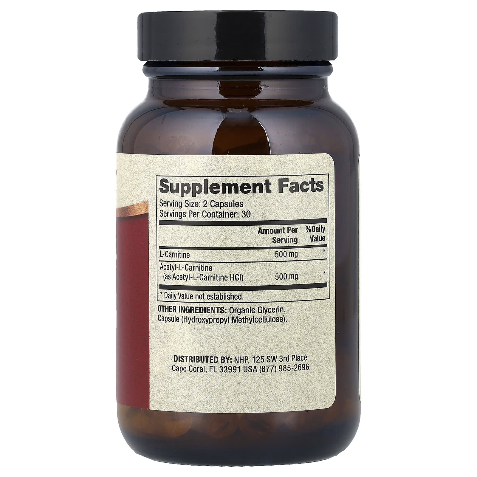 Carnitine Complex ingredienser och etikett
