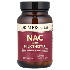 Dr. Mercola NAC With Milk Thistle framsida