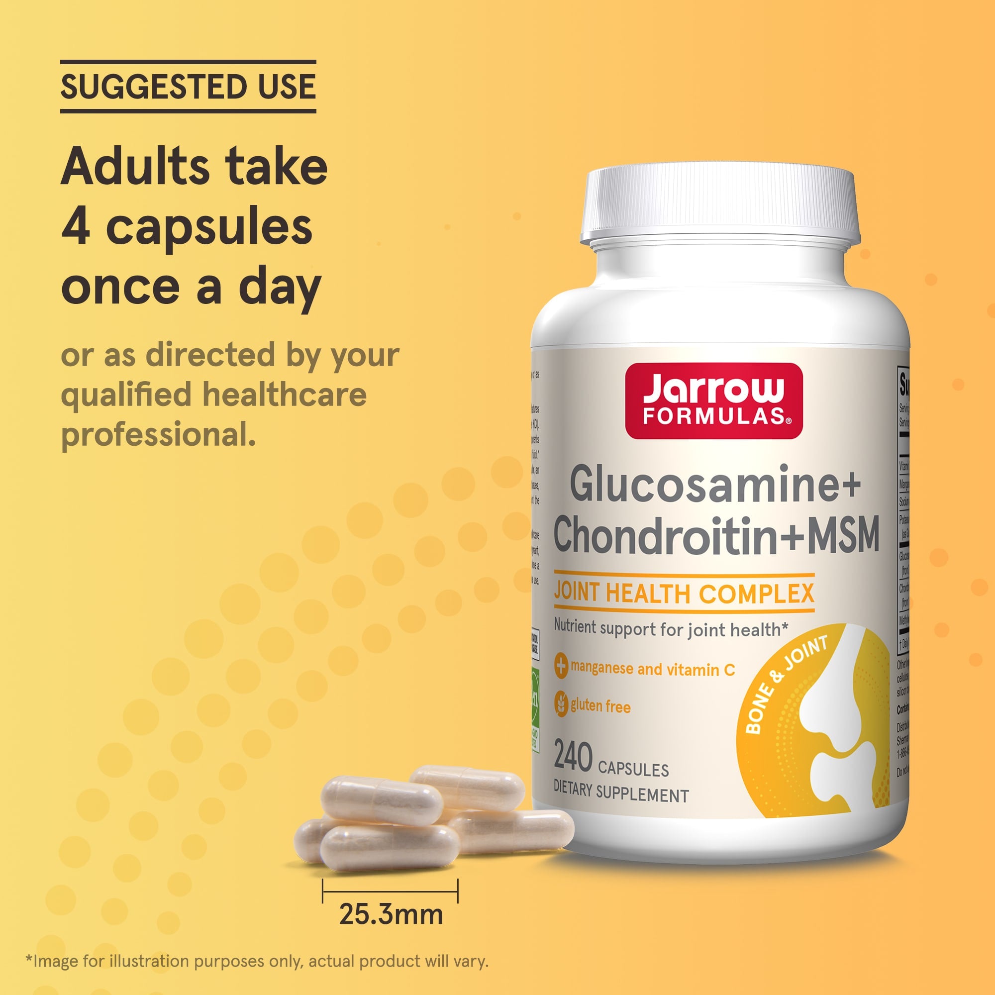 Jarrow Formulas - Glucosamine + Chondroitin + MSM