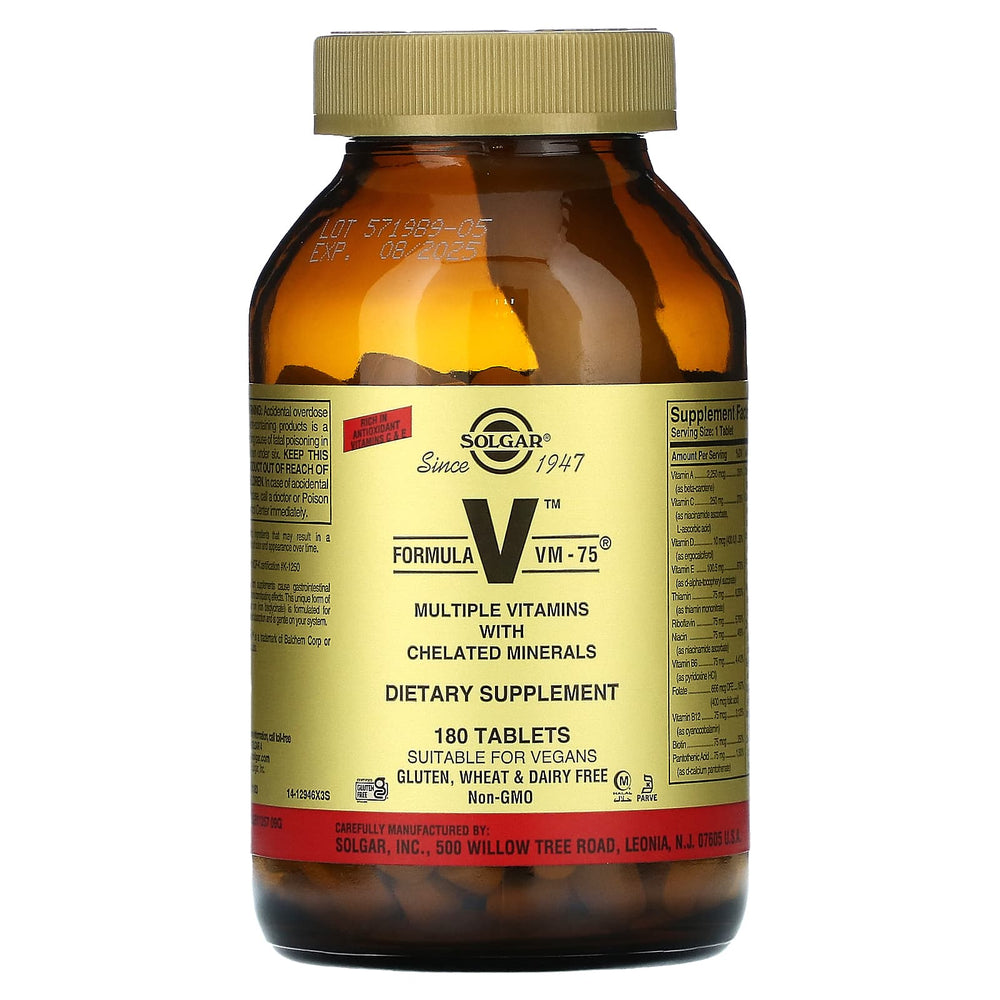 Solgar Formula V VM-75 öppen behållare