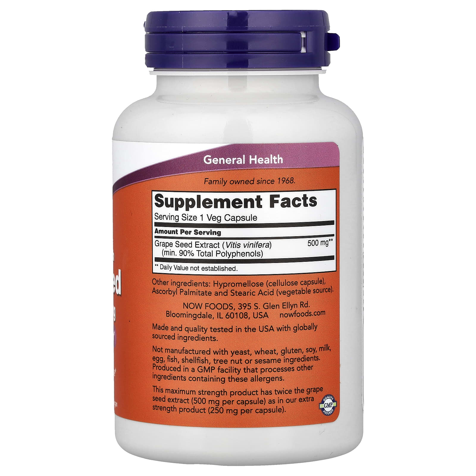 NOW Foods - Grape Seed Standardized Extract