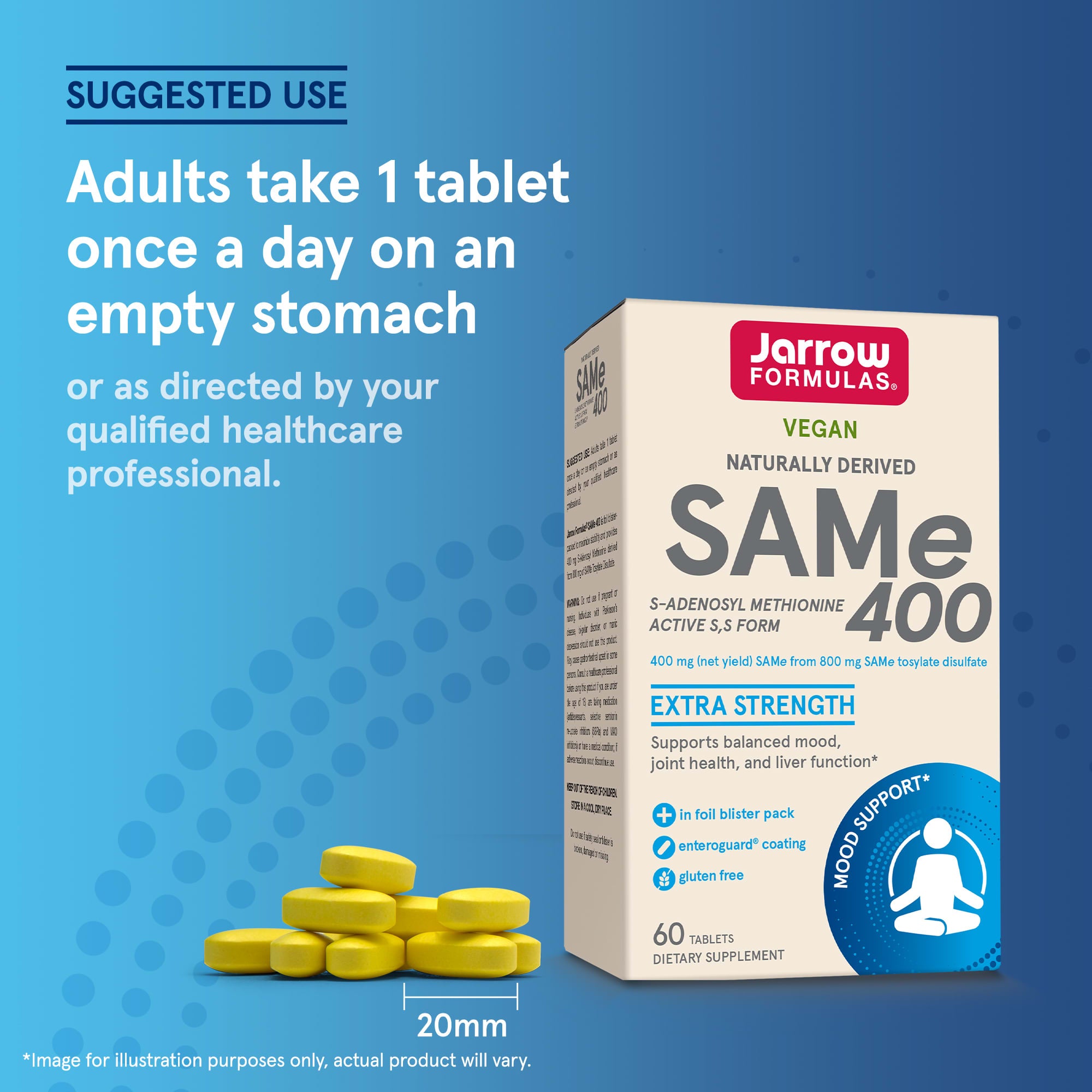 Jarrow Formulas - Natural SAMe Full Potency 400