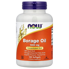 Borage Oil – 240 mg GLA baksida näringsfakta