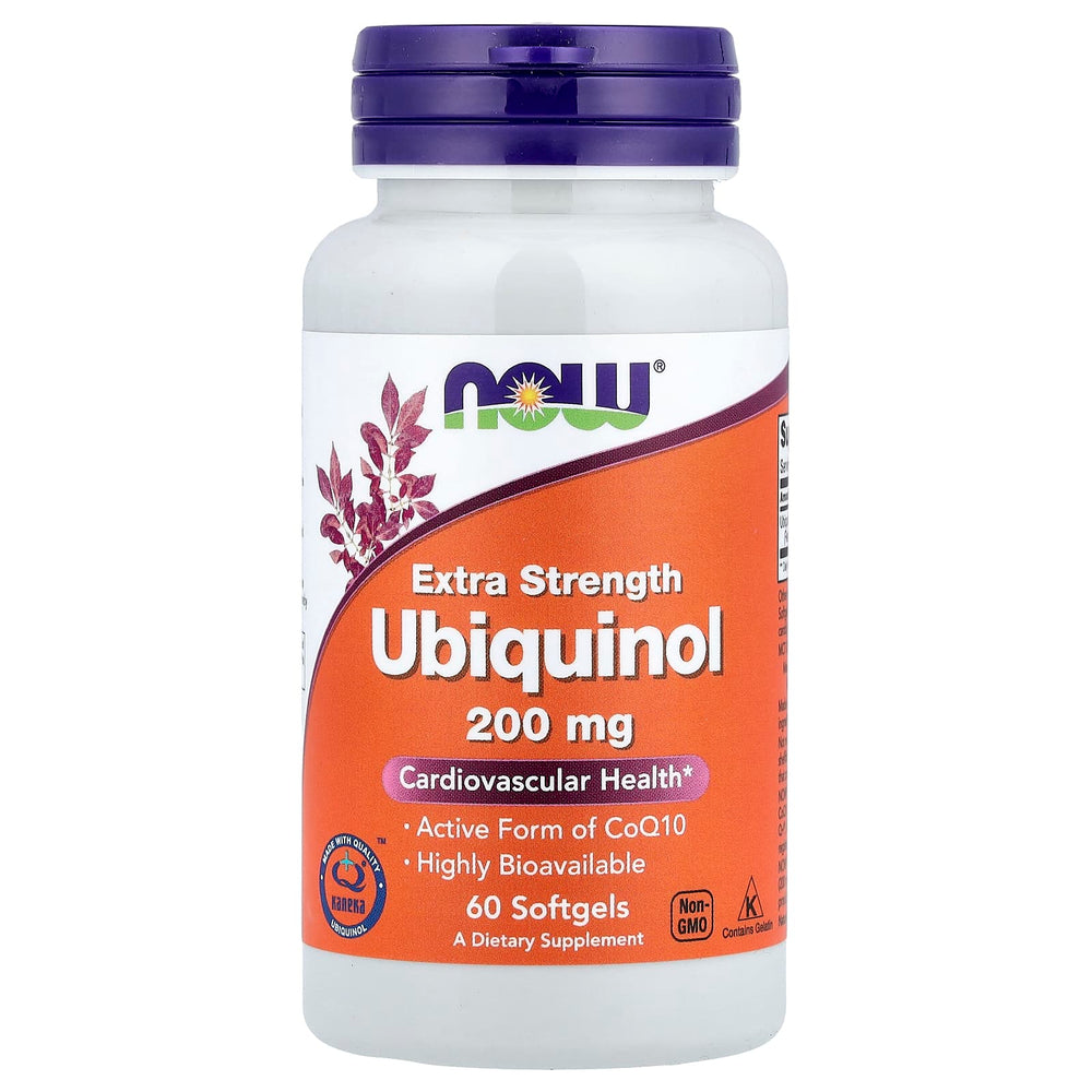 Now Foods Ubiquinol dosering instruktioner