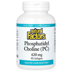 Natural Factors Phosphatidyl Choline baksida