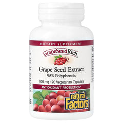 Super Strength Grape Seed Extract baksida näringsfakta