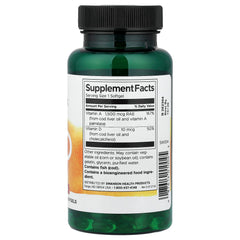 Swanson Vitamins A & D näringsfakta och ingredienser