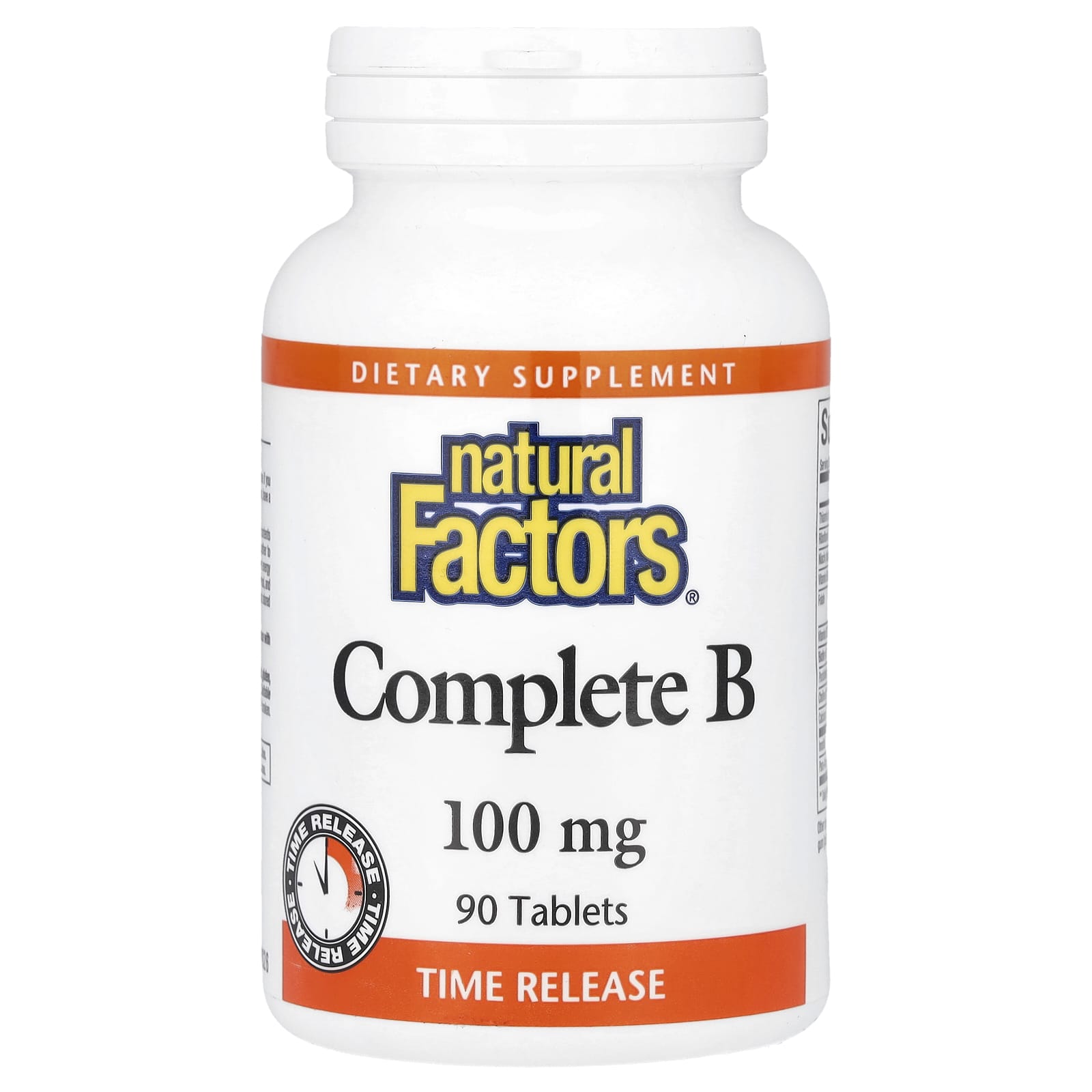 Complete B – Tidsfrisättning baksida näringsfakta
