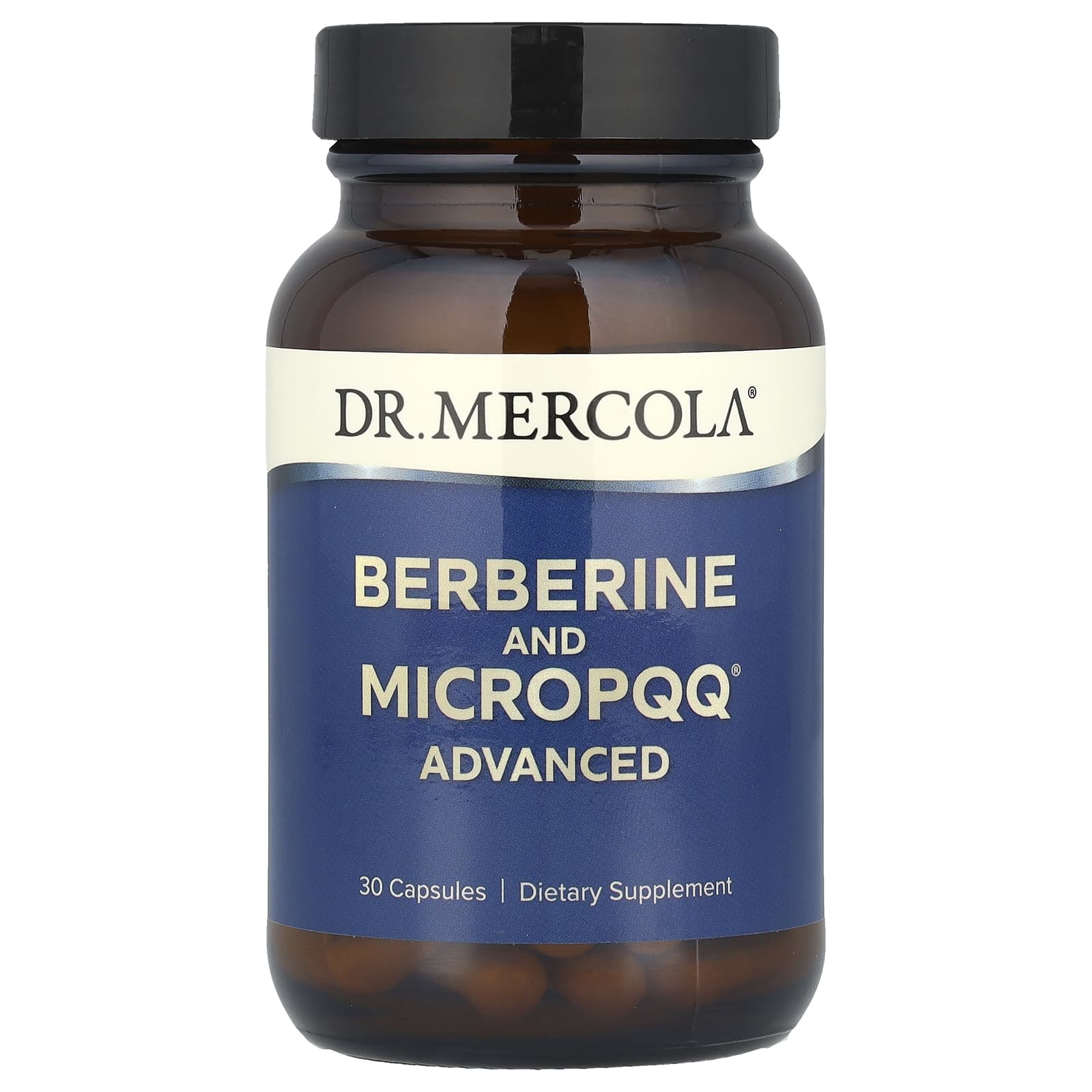 Dr. Mercola Berberine And Micropqq Advanced framsida