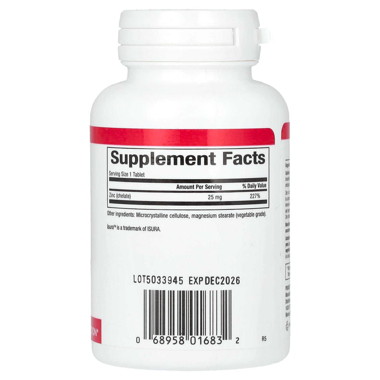 Natural Factors Zinc Chelate näringsfakta