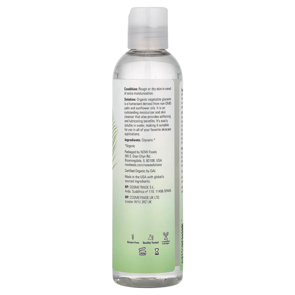 Vegetable Glycerin öppen flaska med vätska