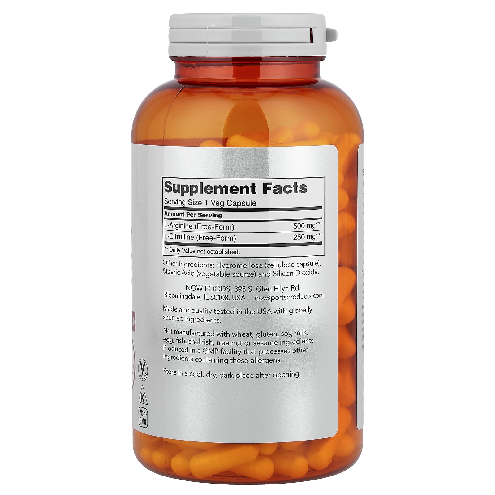 Now Foods - Arginine & Citrulline