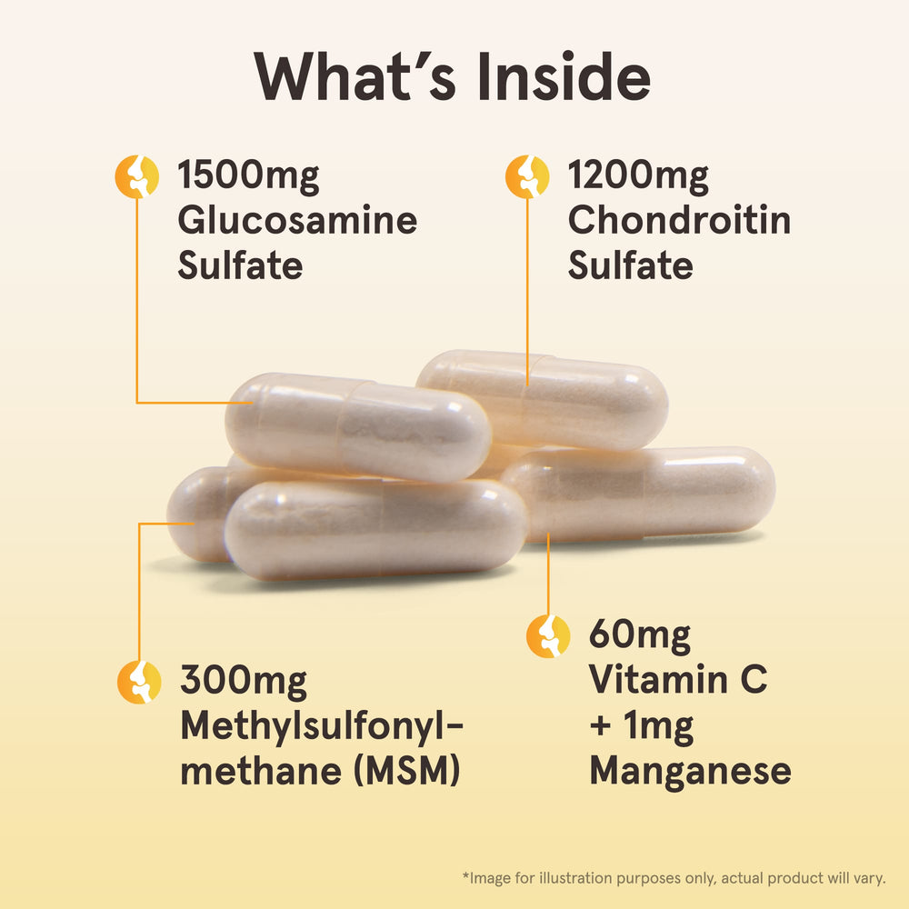 Glukosamin + Kondroitin + MSM tabletter