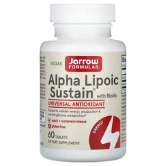 Alpha Lipoic Sustain baksida med näringsfakta