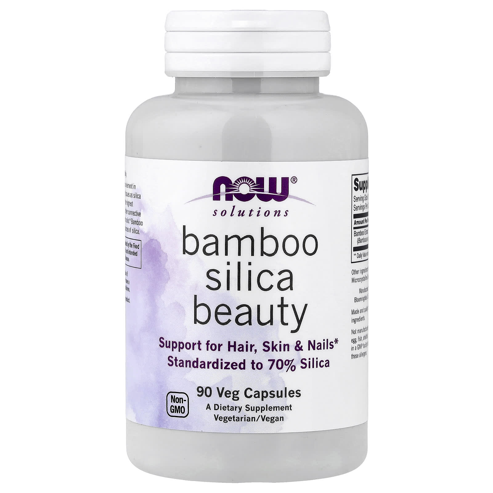 Bamboo Silica Beauty 90 växtbaserade kapslar framsida