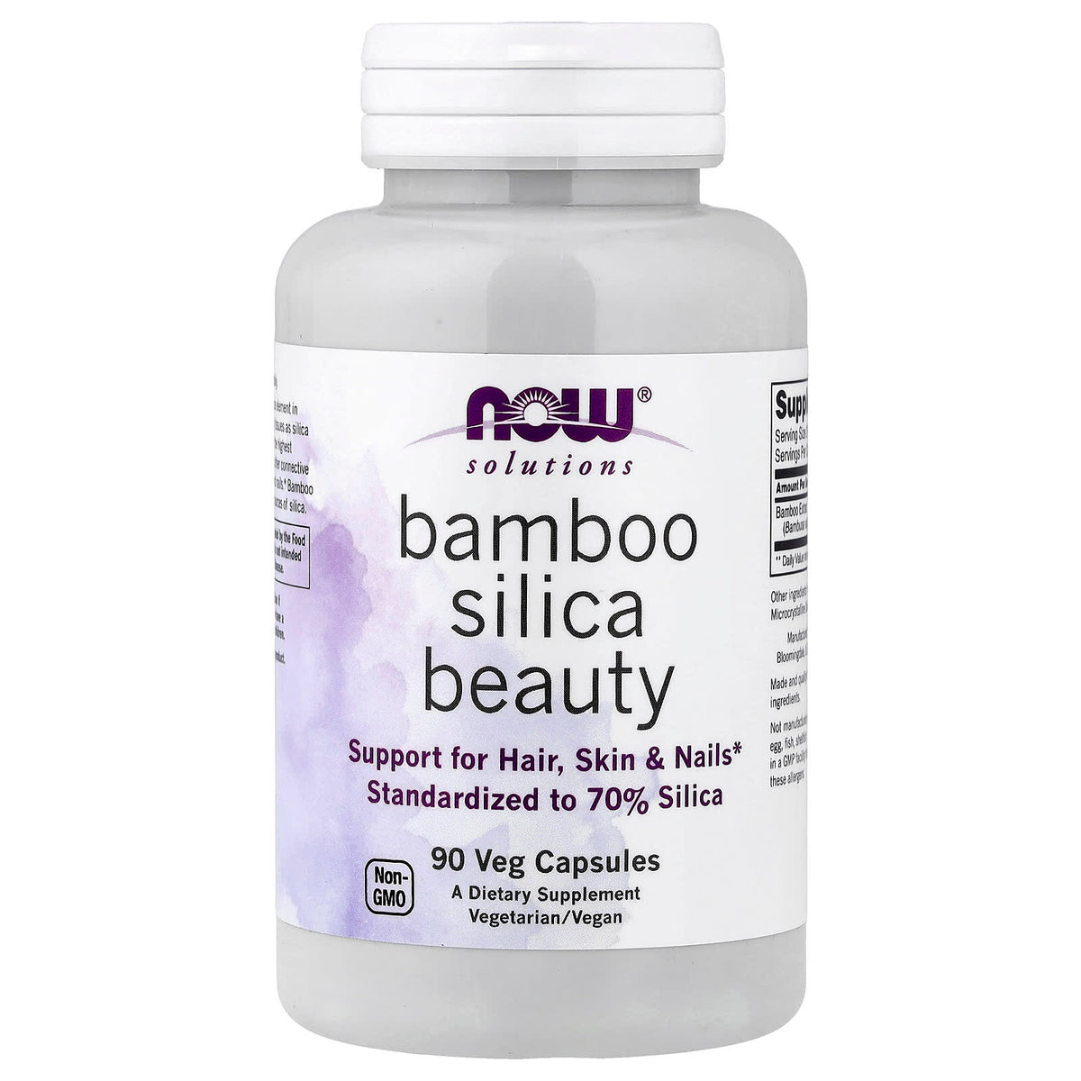 Bamboo Silica Beauty 90 växtbaserade kapslar framsida