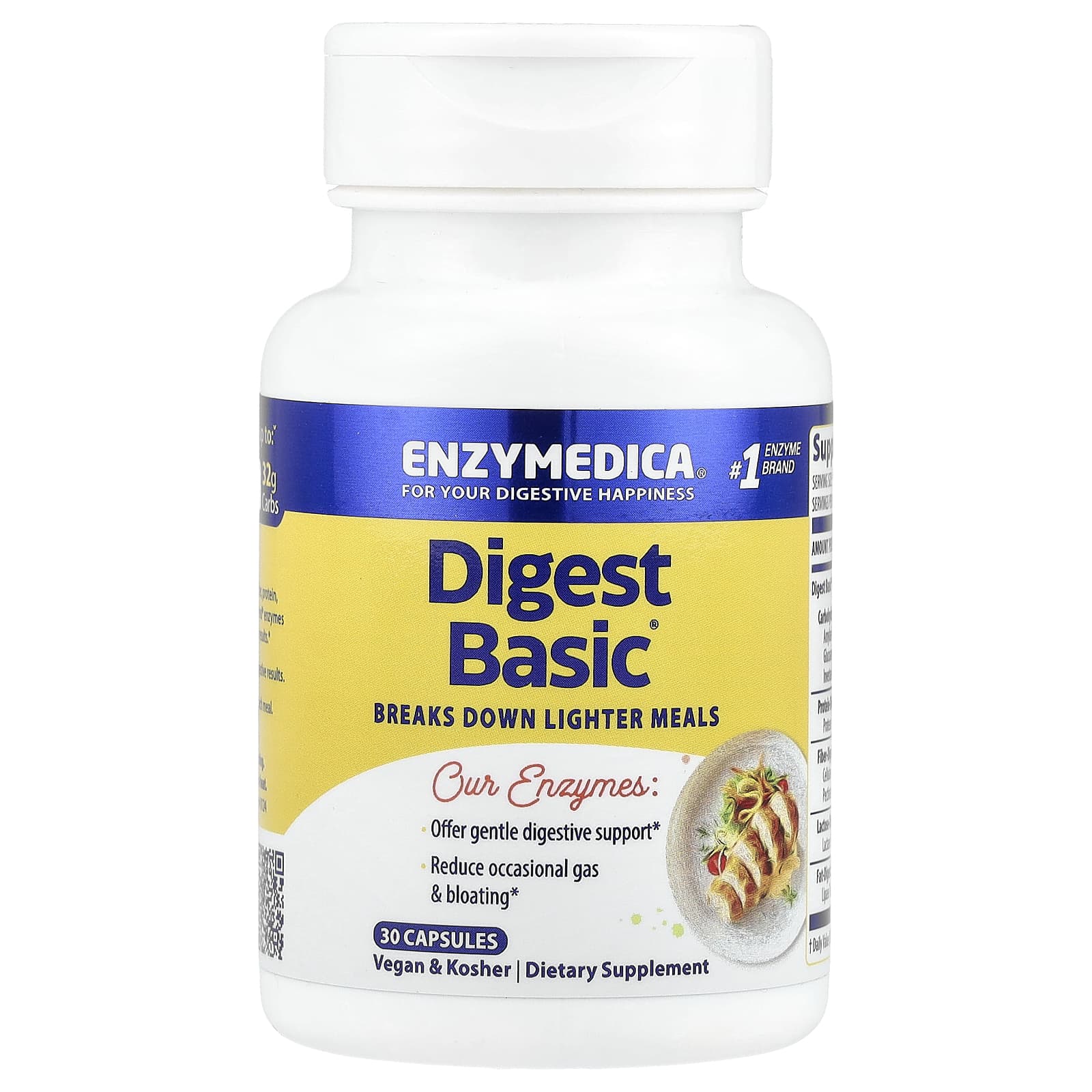 Digest Basic ingredienser & etikett