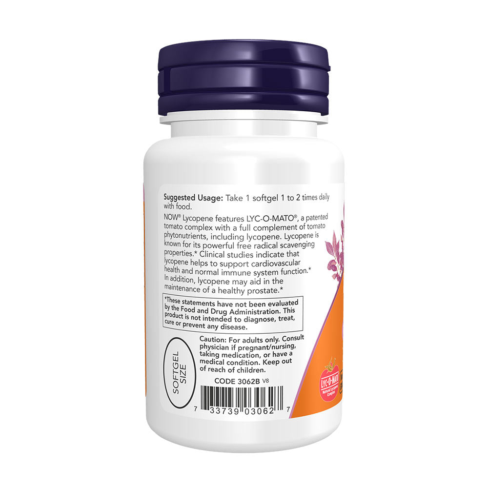 NOW Foods - Lycopeeni - Antioksidanttituki