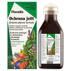 Floradix Gut Protection baksida med näringsinformation