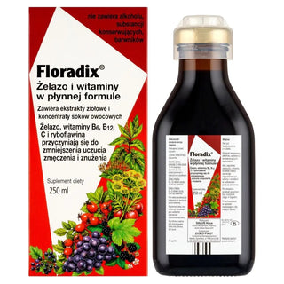 Floradix Iron And Vitamins Liquid Formula framsida