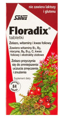Salus Floradix 84 tabletter framsida